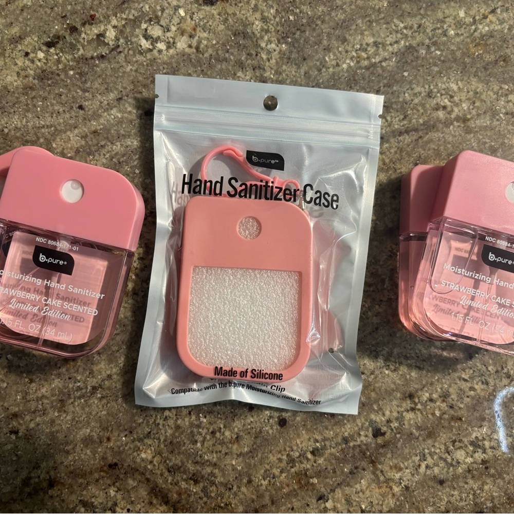 Strawberry Cake Hand Sanitizer Bundle and Case